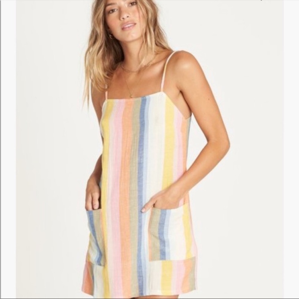 Straight Round Mini Dress